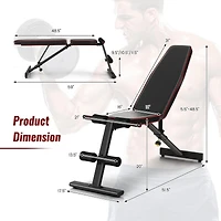 Adjustable Weight Bench for Full Body Strength Training