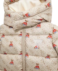 Guess Baby Kids Hooded Padded Pram Coverall