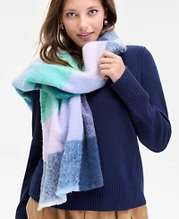On 34th Brushed Buffalo Plaid Blanket Wrap, Macy's Exclusive