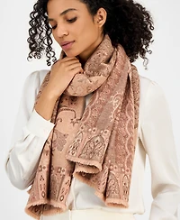 Giani Bernini Paisley Floral Jacquard Wrap Scarf, Macy's Exclusive