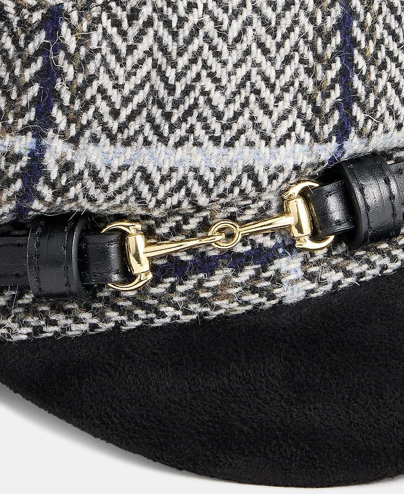 Giani Bernini Horsebit Plaid Conductor Hat, Macy's Exclusive