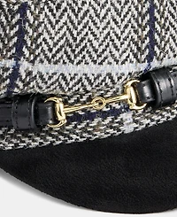 Giani Bernini Horsebit Plaid Conductor Hat, Macy's Exclusive