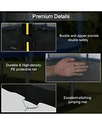 Outdoor Trampoline with Safety Closure Net - 10 Feet
