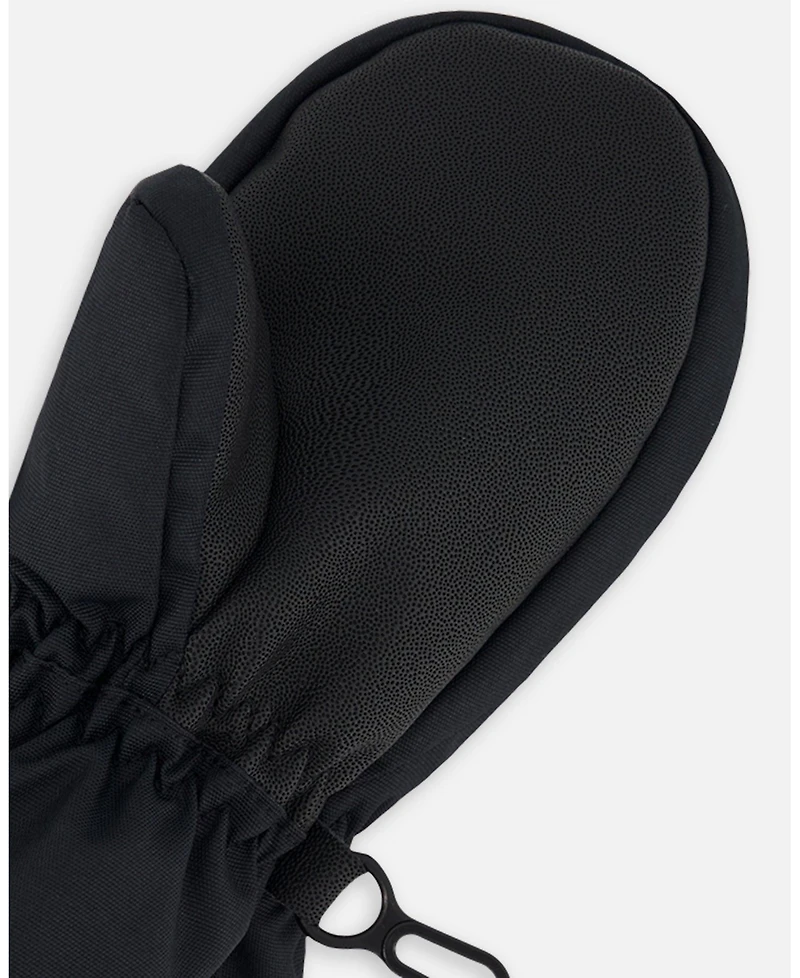 Deux par Kids Unisex Winter Mittens Play Black