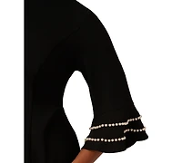 Adrianna Papell Plus 3/4-Sleeve Sheath Dress