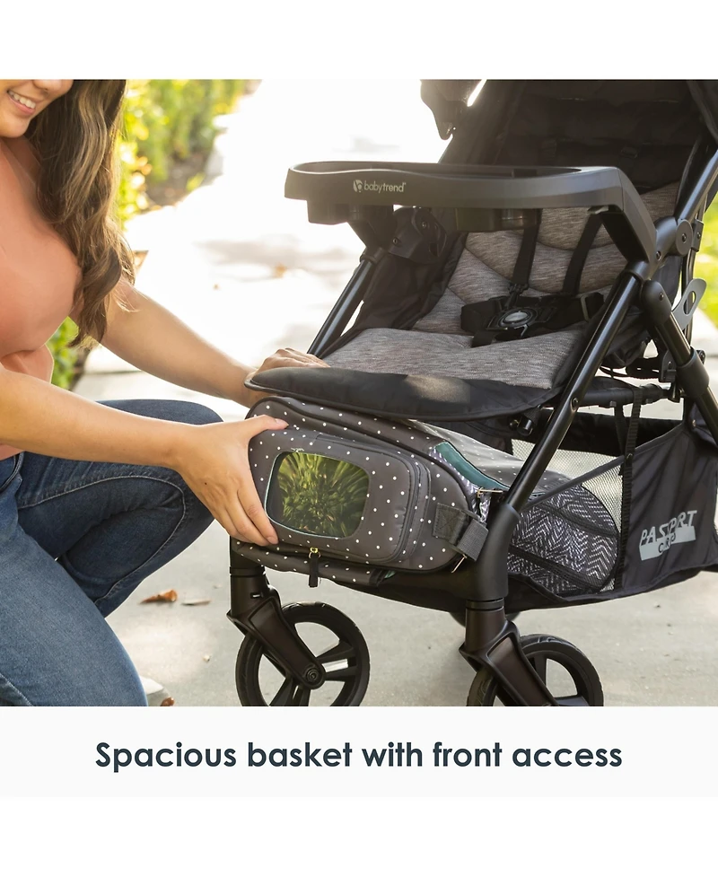 Baby Trend Passport Cargo Travel System (with Ez-Lift Plus Infant Car Seat) - Black Bamboo