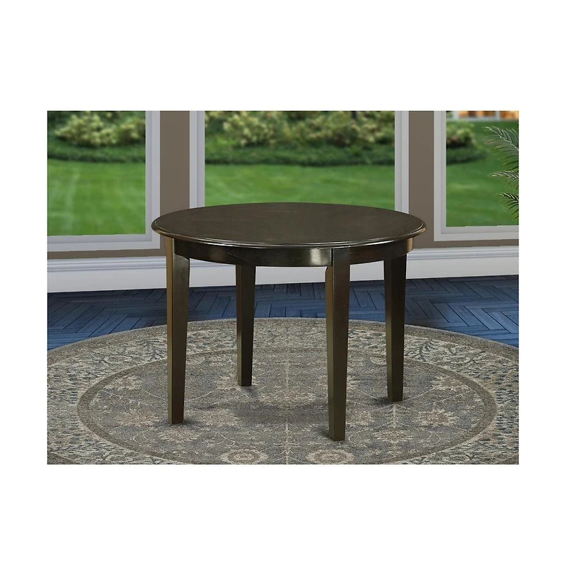 East West Furniture 3 Pc Kitchen Table set-Small round Table and 2 Kitchen Chairs
