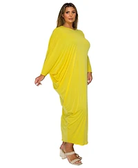L I V D Plus Louella Asymmetrical Maxi Dress