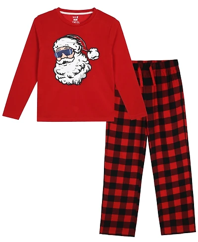 Max & Olivia Little and Big Boys 2-Piece Top Jogger Pants Set
