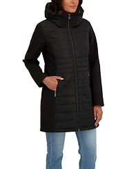 Sebby Collection Women's 3/4 Mix Media Softshell