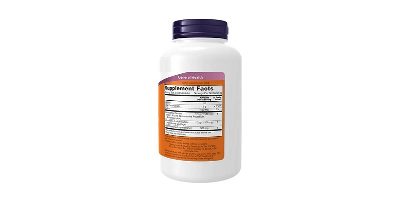 Now Foods Glucosamine & Chondroitin with Msm ,180 Caps