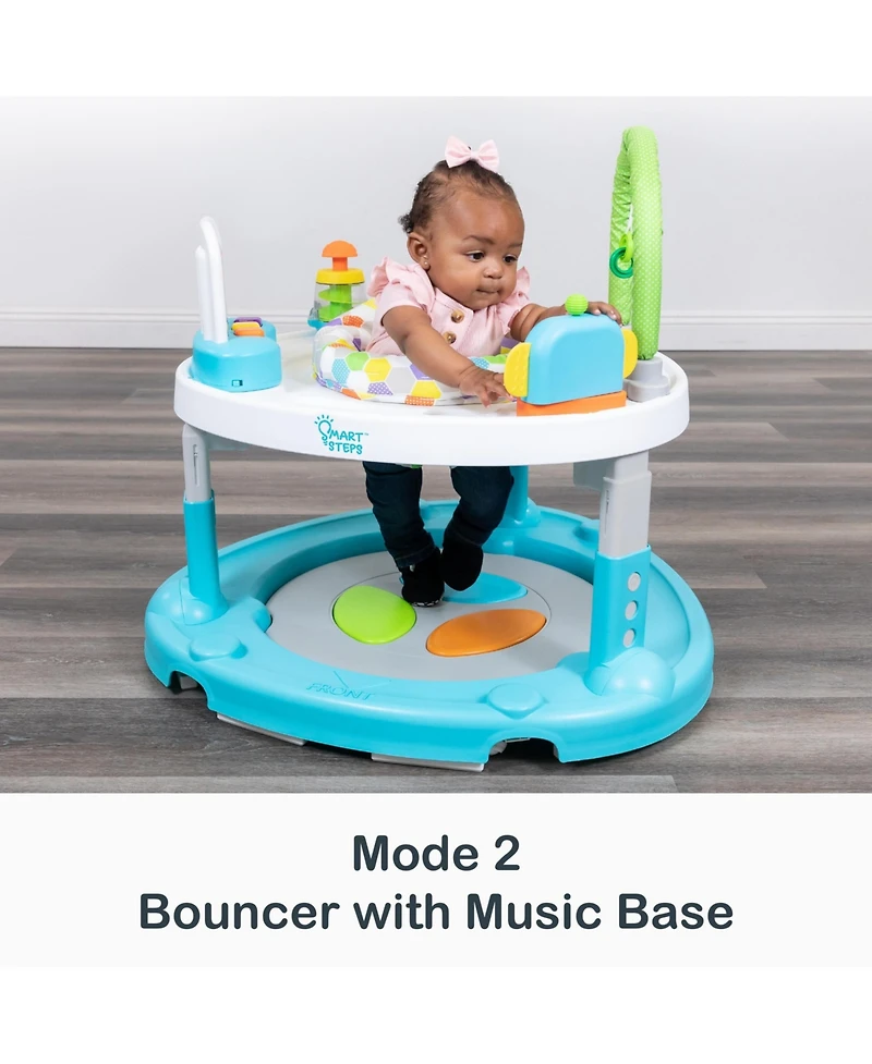 Baby Trend Baby Smart Steps Bounce N Dance 4-in-1 Activity Center Walker - Harmony Fun