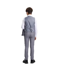 Stacy Adams Grey Stacy Adams 5 Pc Child - Big Boy Suits