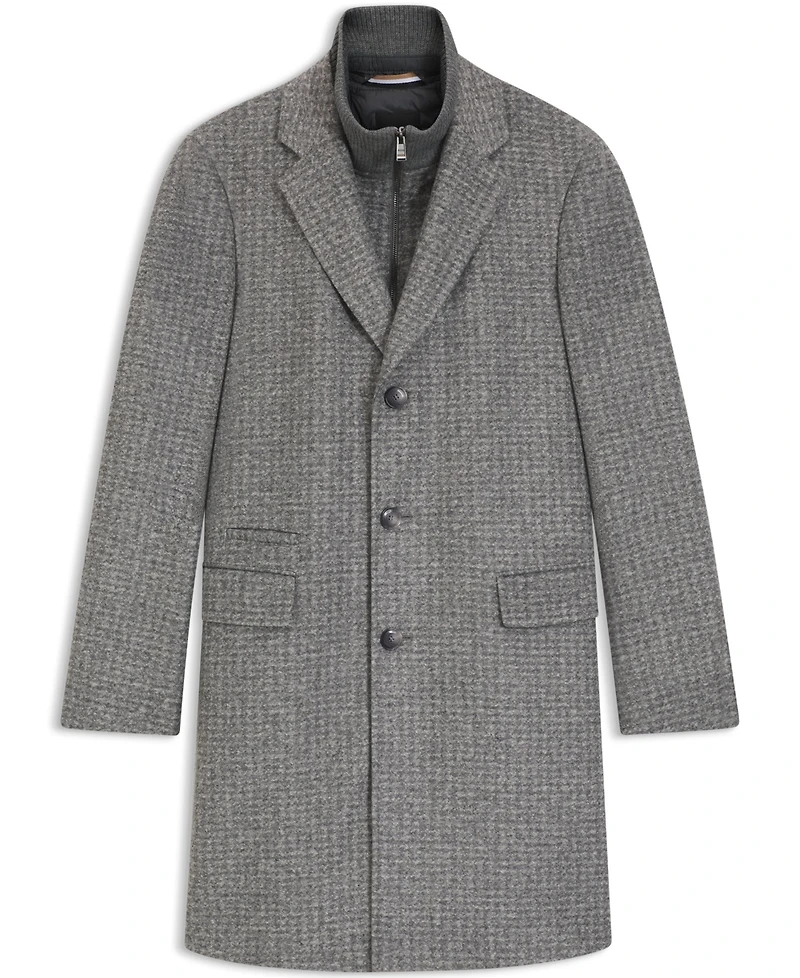 Boss by Hugo Men's Detachable Slim-Fit Coat
