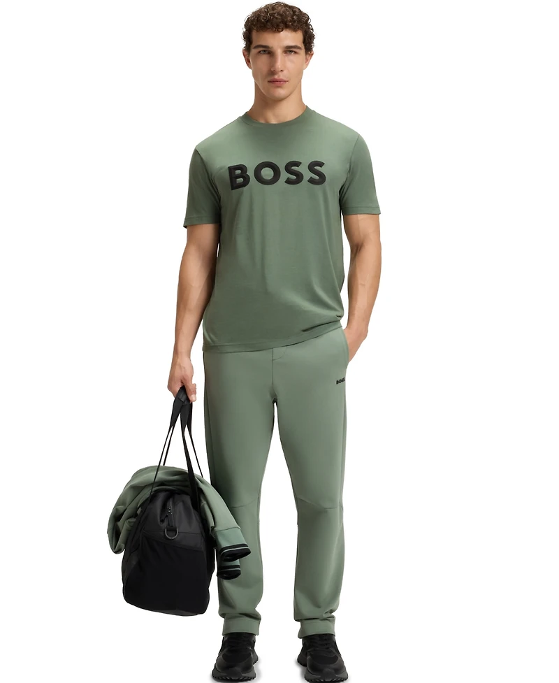 Boss by Hugo Boss Men's 3D Logo Cotton-Jersey T-Shirt