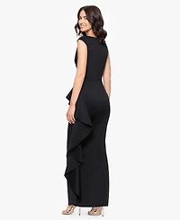 Betsy & Adam Women's Sleeveless V-Neck Dress