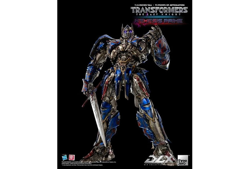 Transformers Nemesis Prime Dlx Scale Collectible Figure | Transformers: The Last Knight | threezero