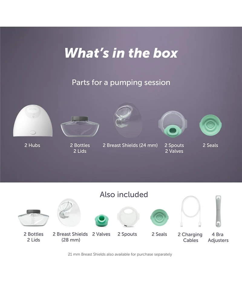 Elvie Baby Wearable Pump - Double Electric Breast Pump