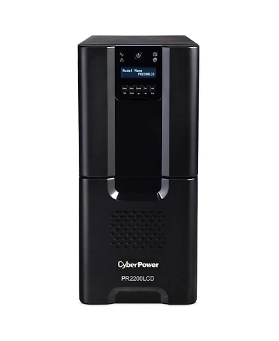 CyberPower PR2200LCD 2200 Va/1980W Smart App Sinewave Tower Ups, 8x Nema 5-15R, 2x Nema 5-20R