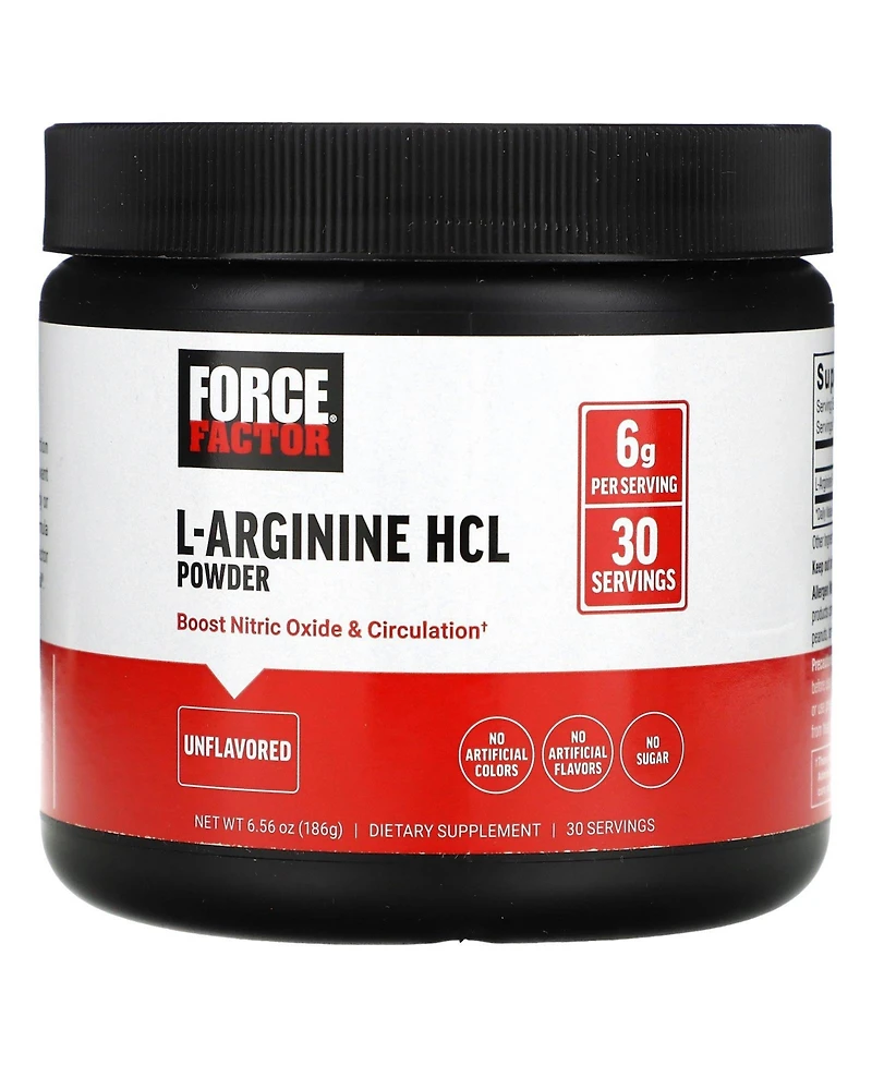 Force Factor L-Arginine Hcl Powder Unflavored