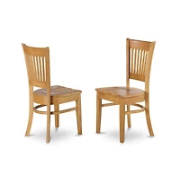 East West Furniture 3 Pc Small Kitchen Table set - small Dining Table and 2 Kitchen chair