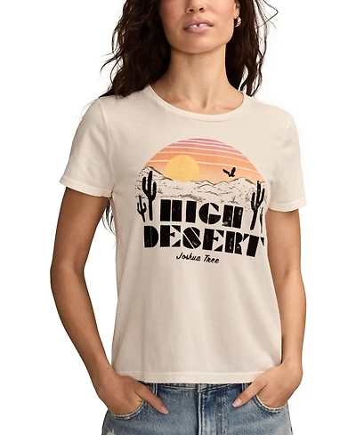 Lucky Brand Women's High Desert Classic Crew Neck T-shirt