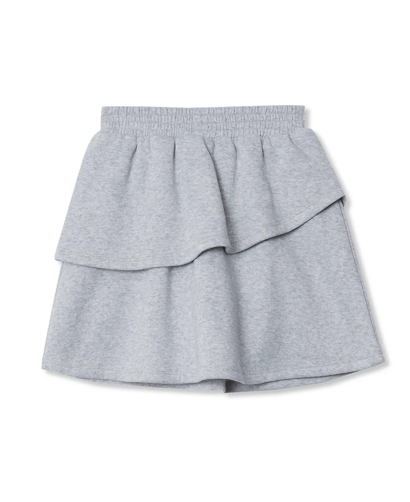 Lands' End Girls Tiered Fleece Skort