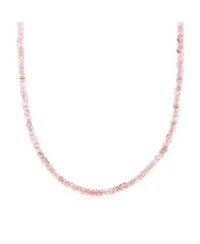 The Lovery Pink Opal Bead Necklace 14K Gold