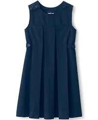 Lands' End Girls Solid Pleated Jumper
