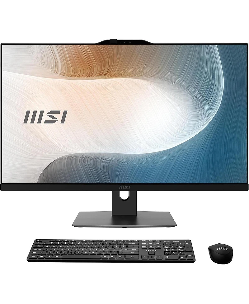Msi Modern AM272P 1M-821US 27" Full Hd All-In-One Desktop Computer, Intel Core Ultra 5-120U 1.4GHz, 16GB Ram, 1TB Ssd, Windows 11 Pro, Black