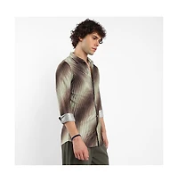 Campus Ombre-Pleated Shirt