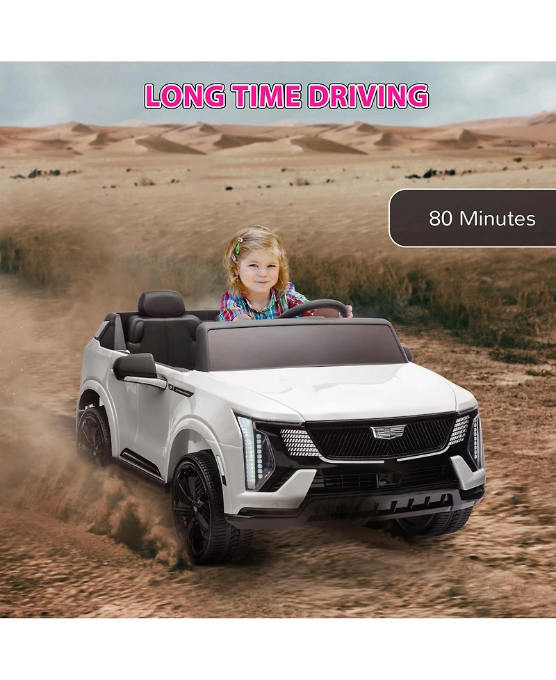 Qaba 2-Seater 12V 10AH Ride on Truck with Remote Control,