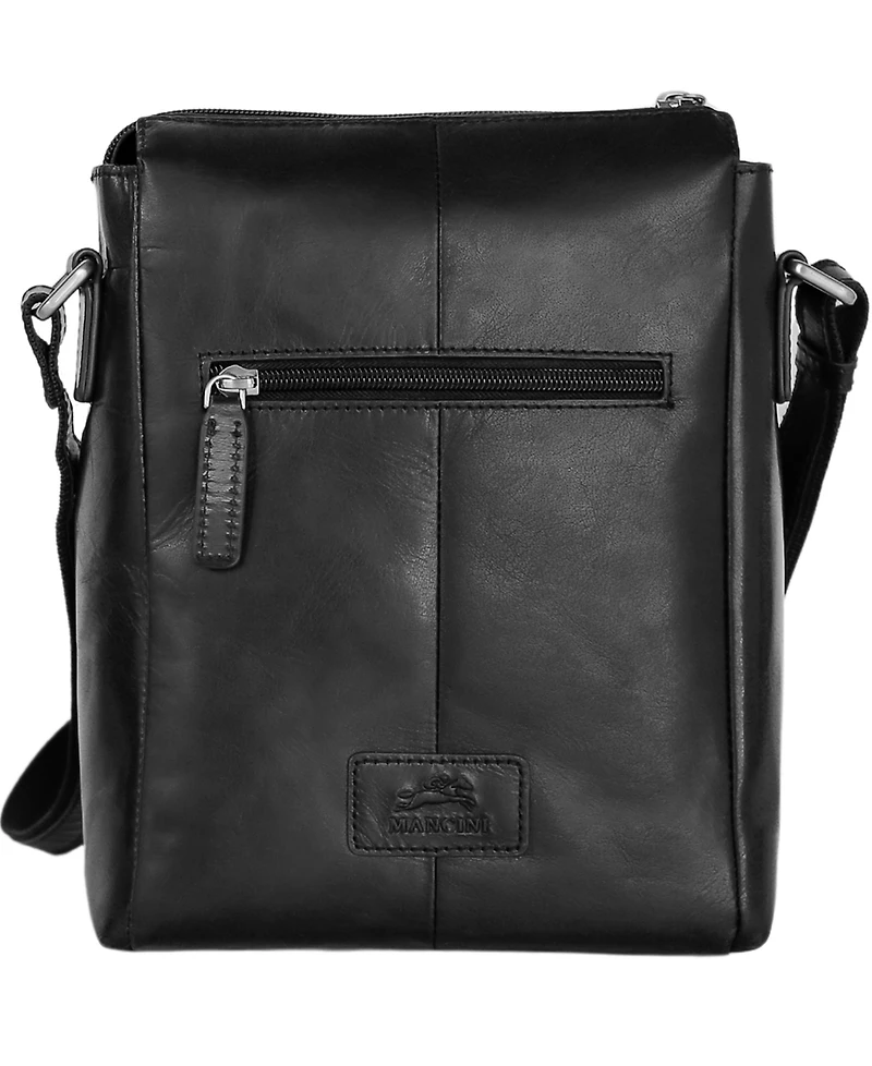 Mancini Men's Everyday Leather Crossbody Bag