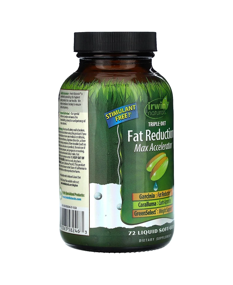 Irwin Naturals Triple-Diet Fat Reduction Max Accelerator