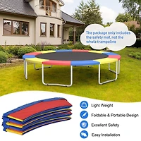 14 Feet Waterproof Tear-Resistant Universal Trampoline Safety Pad Spring Cover