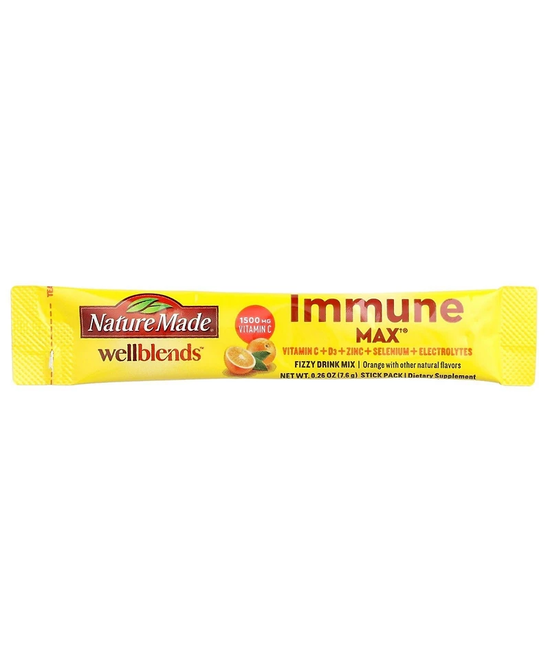 Nature Made Wellblends Immune Max Orange 30 Stick Packs