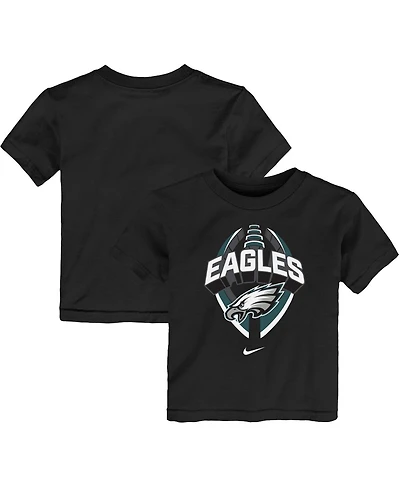 Nike Toddler Black Philadelphia Eagles Icon Legend T-Shirt