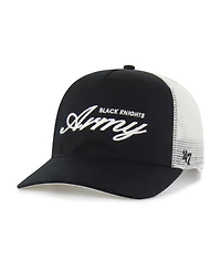 '47 Brand Men's and Women's Black Army Black Knights Contemporary Basics Foundation Trucker Hitch Adjustable Hat