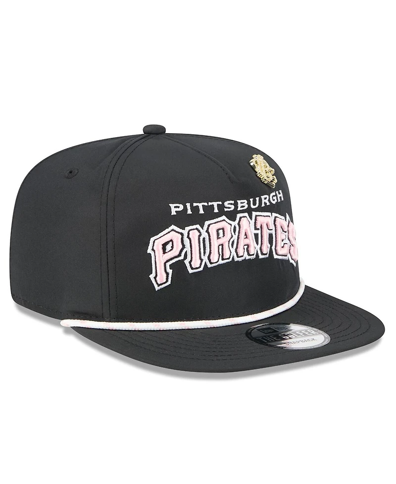 New Era Men's Black Pittsburgh Pirates 2025 Big League Chew Golfer Snapback Hat