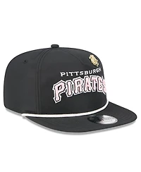 New Era Men's Black Pittsburgh Pirates 2025 Big League Chew Golfer Snapback Hat