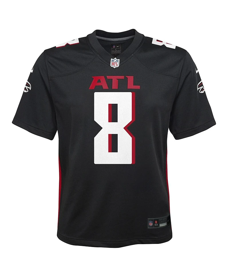 Nike Big Boys and Girls Kyle Pitts Sr. Black Atlanta Falcons Game Jersey