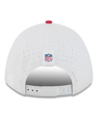 New Era Men's White/Red Kansas City Chiefs 2025 Nfl Training Camp A-Frame 9FORTY Adjustable Hat
