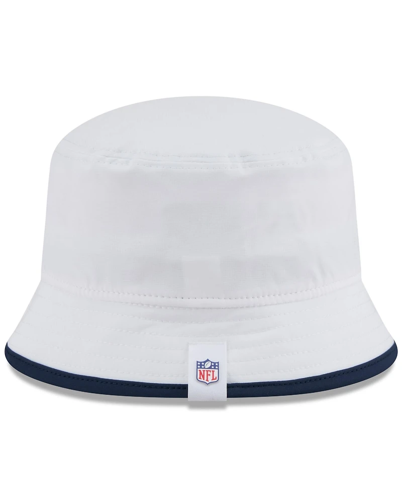 New Era Men's White Denver Broncos 2025 Nfl Training Camp Stretch Bucket Hat