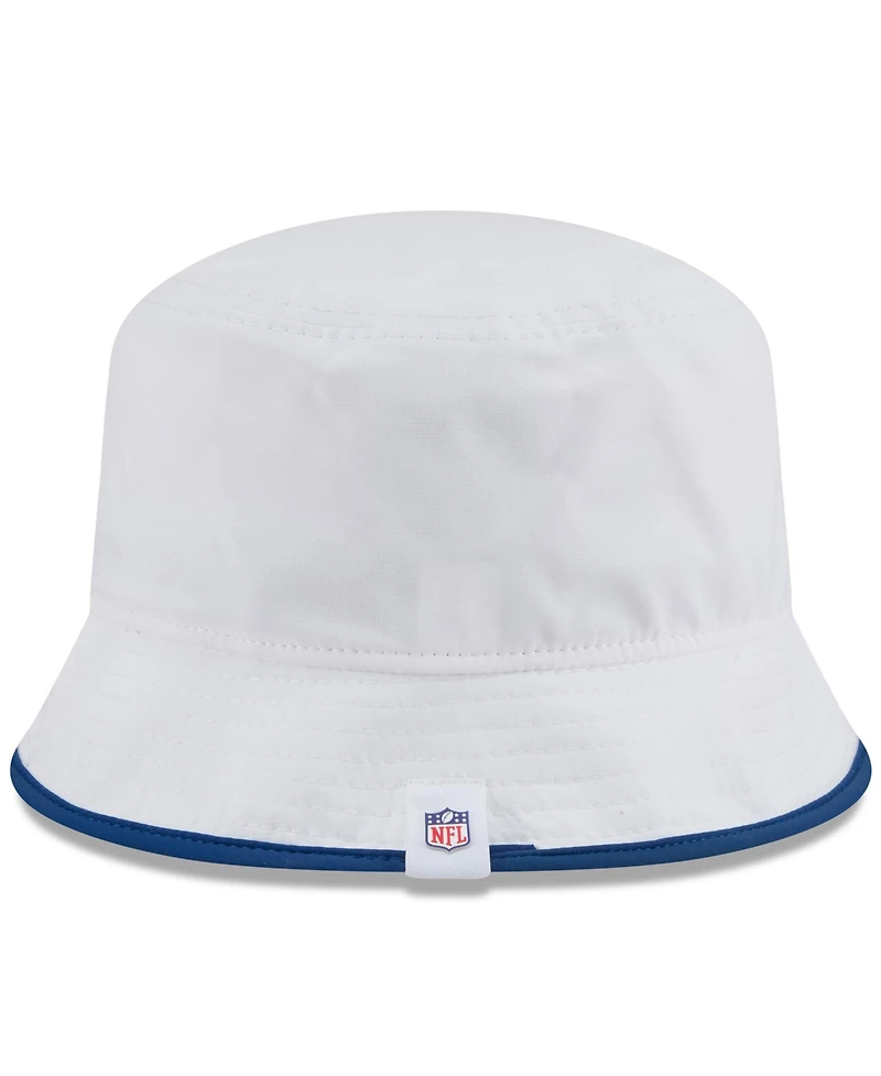 New Era Men's White Indianapolis Colts 2025 Nfl Training Camp Stretch Bucket Hat