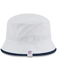 New Era Men's White Seattle Seahawks 2025 Nfl Training Camp Stretch Bucket Hat
