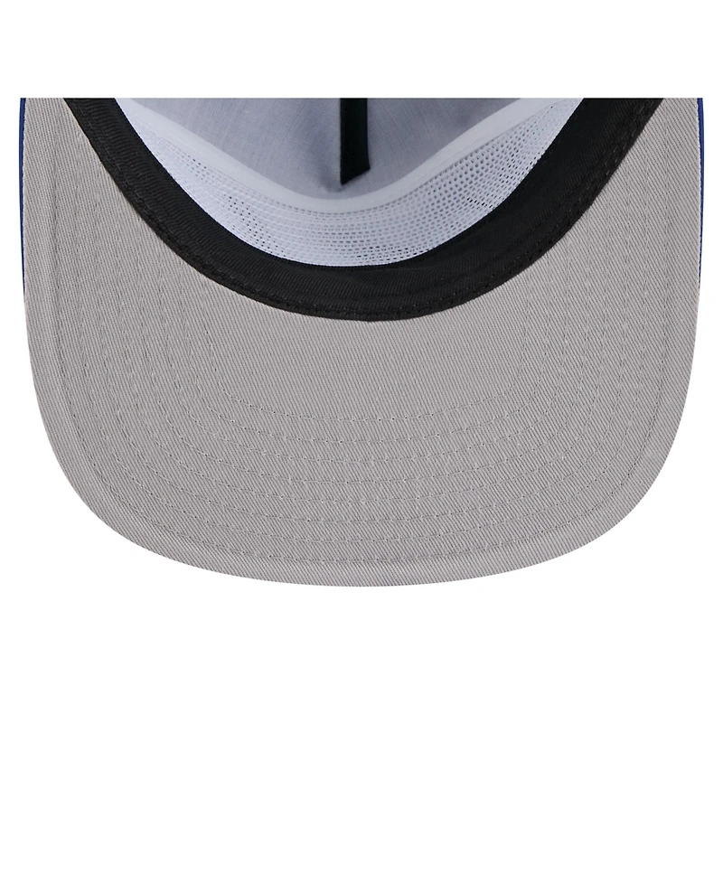 New Era Men's Royal Toronto Blue Jays Retro Satin Script Golfer Adjustable Hat