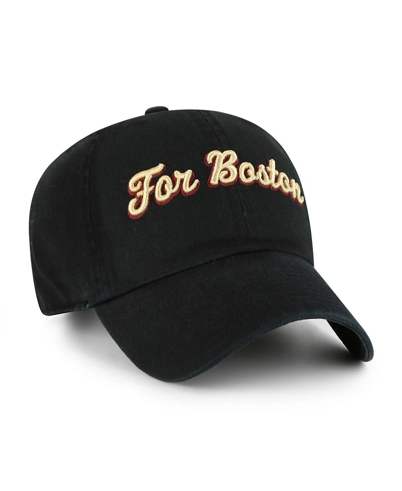 '47 Brand Men's Black Boston College Eagles Clean Up Adjustable Hat