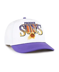 '47 Brand Men's White/Purple Phoenix Suns Tribute Two-Tone Hitch Adjustable Hat