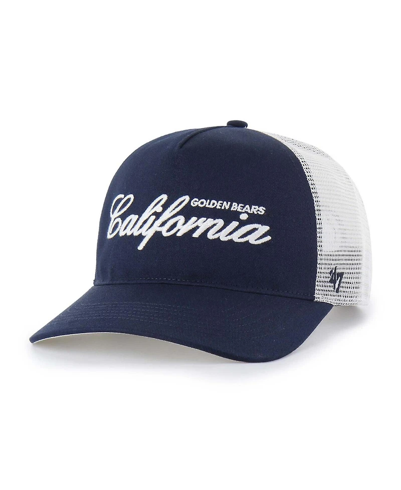 '47 Brand Men's and Women's Navy Cal Bears Contemporary Basics Foundation Trucker Hitch Adjustable Hat