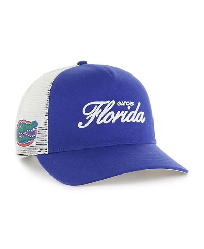 '47 Brand Men's and Women's Royal Florida Gators Contemporary Basics Foundation Trucker Hitch Adjustable Hat